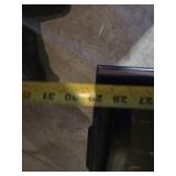 White Dresser, Red Chest, and Wooden Table