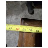 Vintage Wooden Furniture including Side Table, Pedestal Stand, and End Table