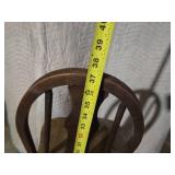 Wooden Chair with Spindle Back Design