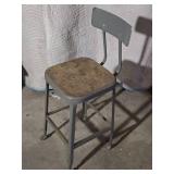 Lyon Industrial Chair with Casters
