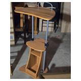 Various Household Furniture Items including Storage Bench, Wooden Rack, and Side Tables