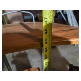 Various Household Furniture Items including Storage Bench, Wooden Rack, and Side Tables