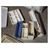 Plastic Storage and Organizing Containers and Trays