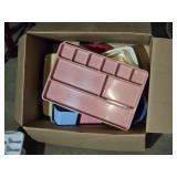 Plastic Storage and Organizing Containers and Trays