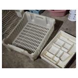 Plastic Storage and Organizing Containers and Trays