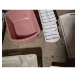 Plastic Storage and Organizing Containers and Trays