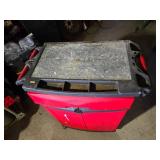 Keter Rolling Tool Cart with Drawers and Cabinet