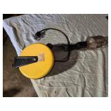 Montgomery Ward 125V Model 847-612560 Retractable Work Light - cord is cracked in one spot