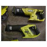 Ryobi Power Tool Set including ONE+ Reciprocating Saws, Leaf Blower, Chargers, and Accessories - Works