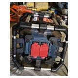 Bosch PowerBox Jobsite Radio with Subwoofer features Bluetooth connectivity, multiple power outlets, and a built-in subwoofer