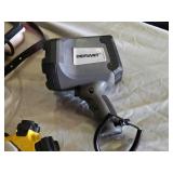 Lot of Lighting Equipment including Smart Electrician LED Floodlights, Defiant Spotlight, and Portable Work Lights