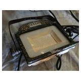Lot of Lighting Equipment including Smart Electrician LED Floodlights, Defiant Spotlight, and Portable Work Lights