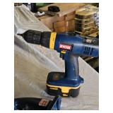 Ryobi ONE+ 18V Cordless Tool Set including Drill, Flashlight, Bag, and Accessories - Untested