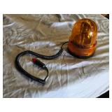 Amber Rotating Beacon Light with 12V Plug