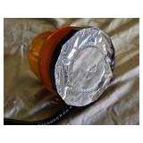 Amber Rotating Beacon Light with 12V Plug