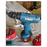 Makita Cordless Drill and Flashlight Set with Charger and Batteries - Untested