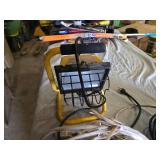 Extension cords, work light, and power strips