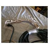 Extension cords, work light, and power strips