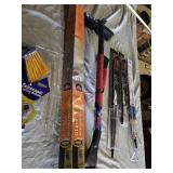 Lot including Bosch MicroEdge Wiper Blades sizes 22 and 17 and Telescopic Ceiling Broom with Accessories