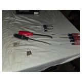 Lot of Hand Tools Including Various Screwdrivers and Accessories