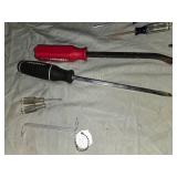 Lot of Hand Tools Including Various Screwdrivers and Accessories