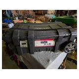 Husky 25 Gallon Mobile Tool Box with Wheels - Missing One Latch