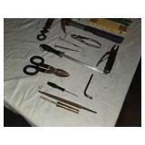 Lot of Hand Tools Including Hammer, Pliers, Screwdrivers, and More