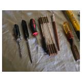 Lot of Assorted Hand Tools Including Hammer, Screwdrivers, and Pliers