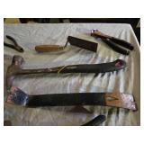 Lot of Hand Tools Including Stanley Hammer, Level, Tape Measure, and Screwdrivers