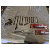 Lot of Tools including Wrenches and Sockets