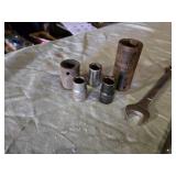 Lot of Tools including Wrenches and Sockets