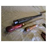 Assorted Hand Tools Including Wiss Snips and Stanley Screwdrivers