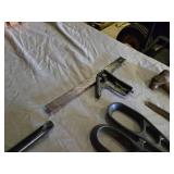 Assorted Hand Tools Including Wiss Snips and Stanley Screwdrivers