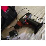 Husky Tool Bag with Skil 9.6V Cordless Drill, Charger, and Battery