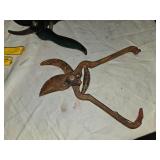 Lot of Garden Tools Including Fiskars Lopper, Shears, and Trowel Set