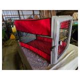 Collapsible Pet Carrier measures approximately 32 inches in length, 22 inches in width, and 21 inches in height