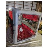 Collapsible Pet Carrier measures approximately 32 inches in length, 22 inches in width, and 21 inches in height