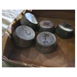 National Lead Ingots including Pure Lead Ingots - About 13lbs