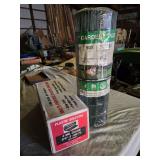 Garden Zone Vinyl Coated Wire Fencing and Polar Plastics 4 Mil Clear Plastic Sheeting