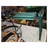 Propane burner for turkey fryer - green kneeling bench