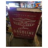 Harvest King and EZ Pour Gasoline Filler Metal Cans