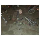 Razor Scooters, Skateboard, and Kids