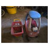 Little Tikes Cozy Coupe and Shopping Cart Set