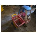 Little Tikes Cozy Coupe and Shopping Cart Set
