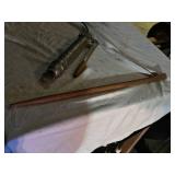 Grease Gun and Pry Bar