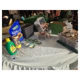 Schultz Potting Soil, Miracle-Gro Quick Start, and Assorted Gardening Supplies including Seeds and Insect Repellent