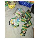 Schultz Potting Soil, Miracle-Gro Quick Start, and Assorted Gardening Supplies including Seeds and Insect Repellent