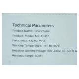 NEW SECURI Door Chime. Model M5373+D7