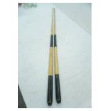 2 Vintage Pool Cues