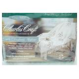 NEW Cross Stitch Lady Elizabeth Afghan. Charles Craft. Free Design Included